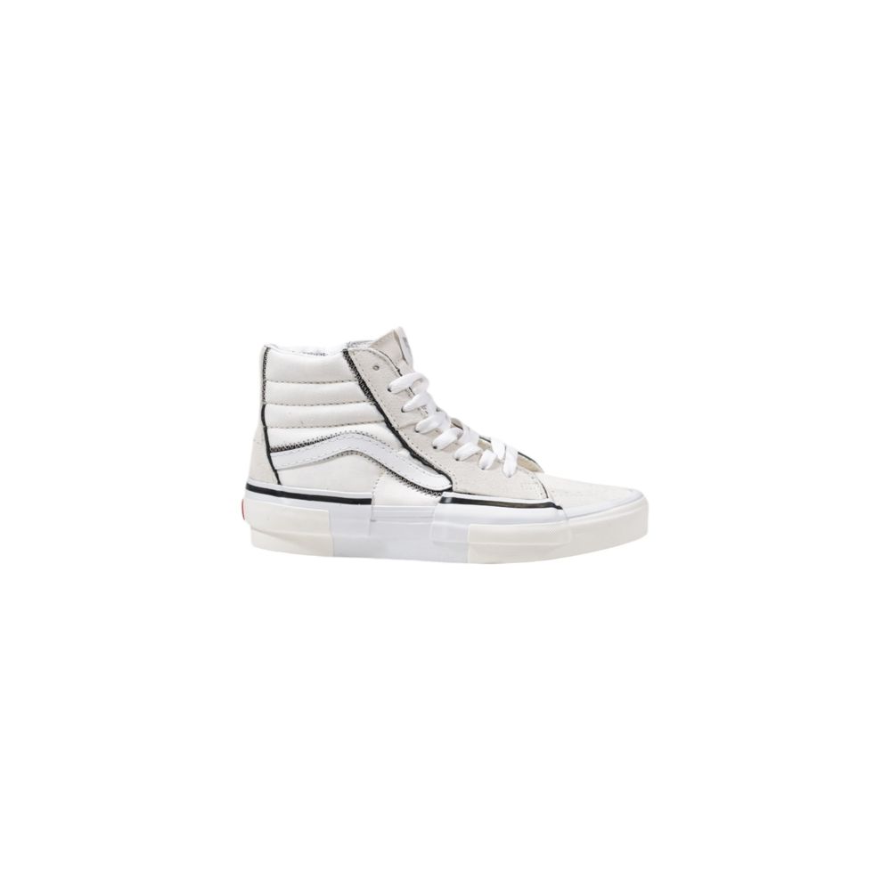 Vans Beige Leather High Top Sneakers